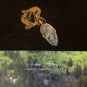 India Hicks Snake and Stone Tribal Charm necklace